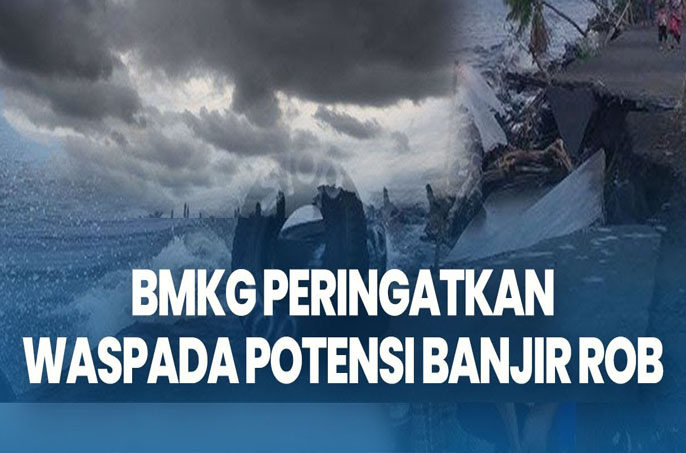 Peringatan Cuaca Ekstrem Potensi Banjir Rob Pesisir Bali